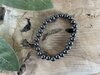 Hematiet kogelarmband 8mm 20cm