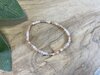 Maansteen mix kogelarmband 4mm 