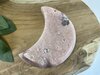 Roze Amethist met kwarts maan
