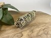 Witte salie met pepermunt smudge stick