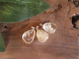 Citrien hanger (gebrande Amethist)