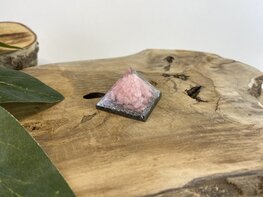 Mini orgoniet met Rozekwarts