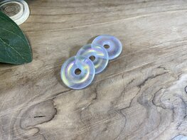 Angel aura kwarts donut 30mm
