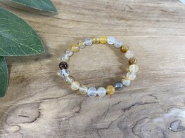 Golden healer kogelarmband 8mm