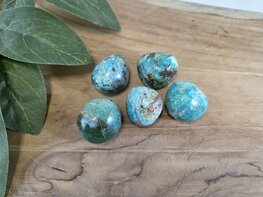 Chrysocolla trommelsteen XS