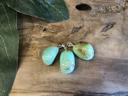 Chrysopraas hanger 