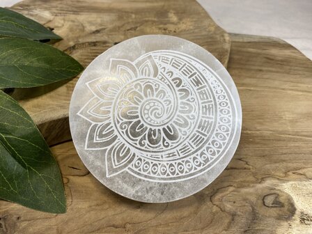 Seleniet plaat mandala