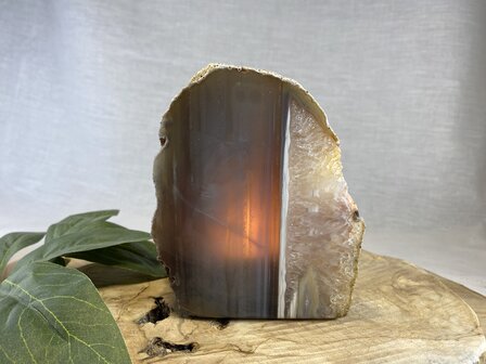 Agaat theelichthouder 