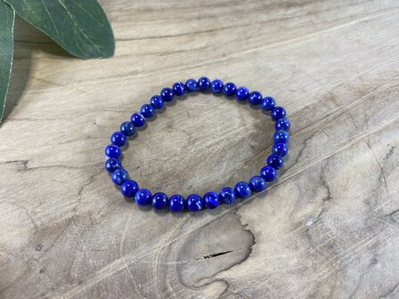 Lapis lazuli kogerarmband 6mm 