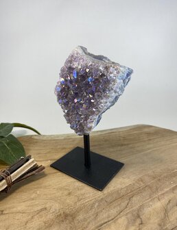 Angel aura Amethist op standaard 4