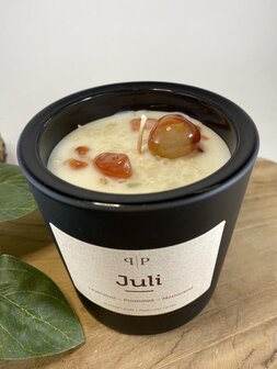 Pottie Pot - Juli kaars met Carneool