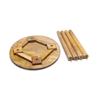 bijzettafel bloem des levens 