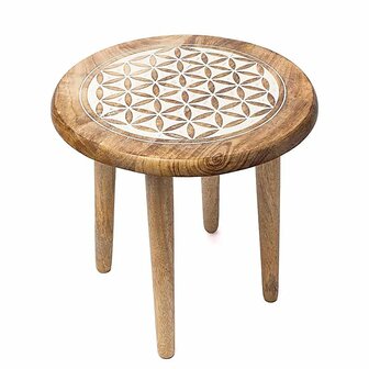 bijzettafel levensbloem