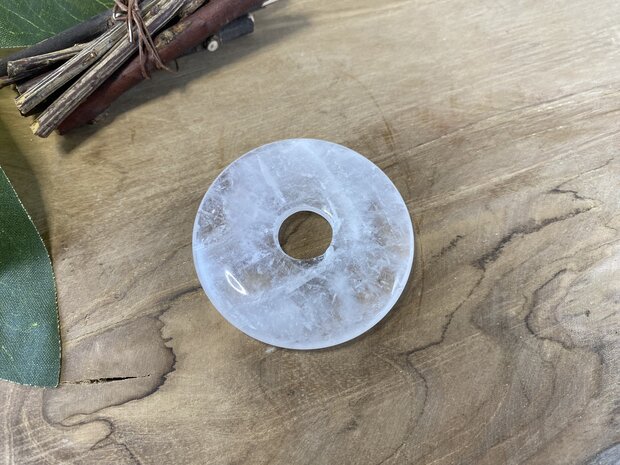 50mm donut bergkristal hanger