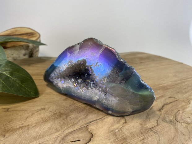 Angel aura Agaat geode