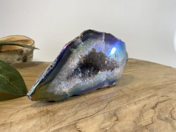 Angel aura Agaat geode 1