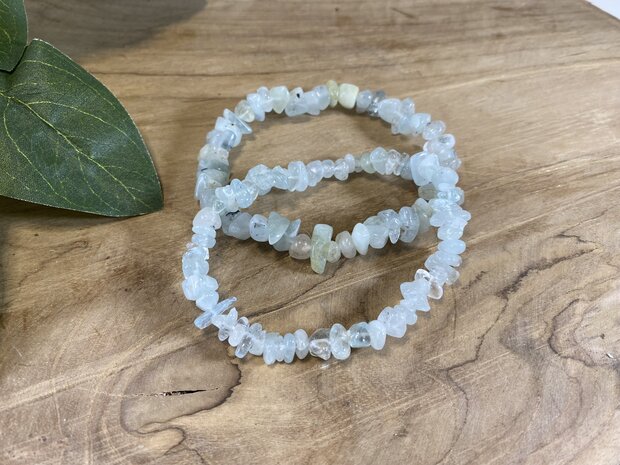 Aquamarijn split armband 1.1