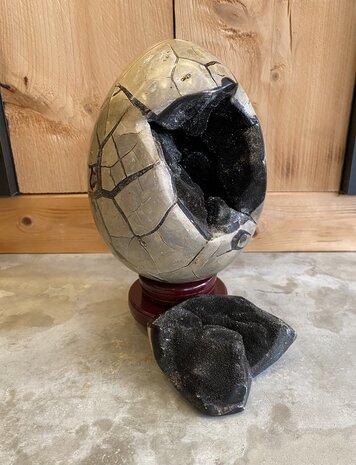 Septarie ei met deksel