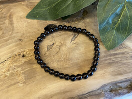 Rookkwarts kogelarmband 6mm Rookkwarts kogelarmband 6mm