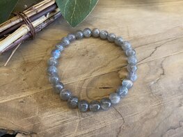 Labradoriet kogelarmband 6 mm