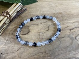 Toermalijnkwarts kogelarmband 6mm Toermalijnkwarts kogelarmband 6mm