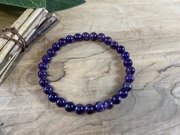 Amethist kogelarmband 6mm Amethist kogelarmband 6mm