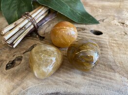 Golden Healer trommelsteen M Golden Healer trommelsteen M