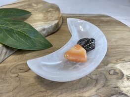 Seleniet schaaltje maan vorm