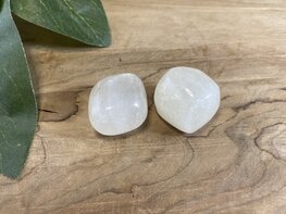 Witte Calciet trommelsteen XS Witte Calciet trommelsteen XS