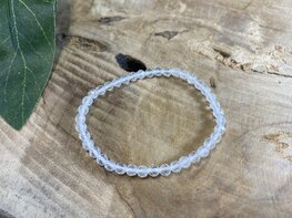 Bergkristal armband 4mm facet (small) Bergkristal armband 4mm facet (small)