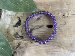 Amethist kogelarmband 8mm (20cm) Amethist kogelarmband 8mm (20cm)