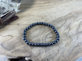 Hematiet kogelarmband 6 mm Hematiet kogelarmband 6 mm