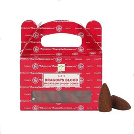 Satya - Dragons Blood wierook backflow kegel Satya - Dragons Blood wierook backflow kegel