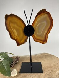 Agaat vlinder op standaard