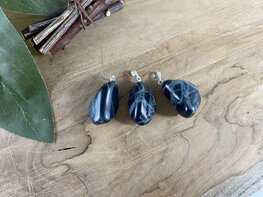 Spinnenweb Obsidiaan hanger Spinnenweb Obsidiaan hanger