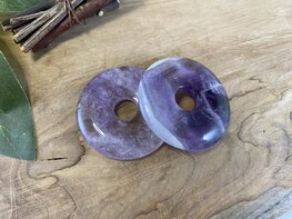 Amethist donut 50mm Amethist donut 50mm