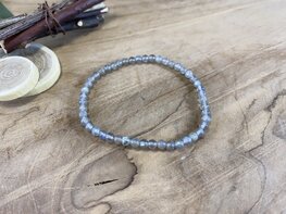 Labradoriet kogelarmband 4mm