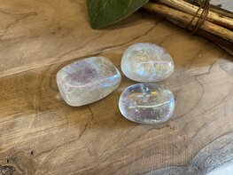 Angel Aura kwarts Trommelsteen S