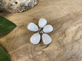 Witte Maansteen hanger