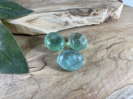 Groene Fluoriet trommelsteen XS