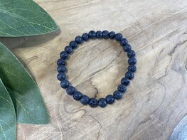 Lavasteen kogelarmband 6mm Lavasteen kogelarmband 6mm