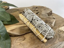 Witte salie  met palo santo smudge stick Witte salie  met palo santo smudge stick