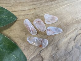 Hematietkwarts trommelsteen XXS Hematietkwarts trommelsteen XXS