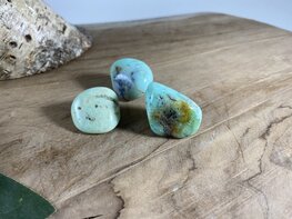 Chrysopraas trommelsteen S Chrysopraas trommelsteen S