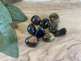 Tijgeroog met Valkenoog trommelsteen XXS Tijgeroog met Valkenoog trommelsteen XXS