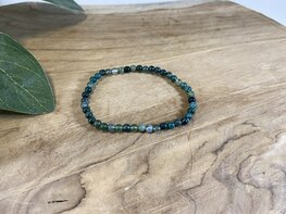 Mosagaat kogelarmband 4mm