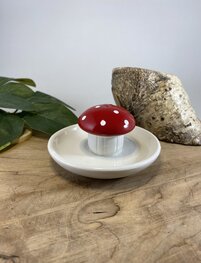 Wierook houder paddenstoel